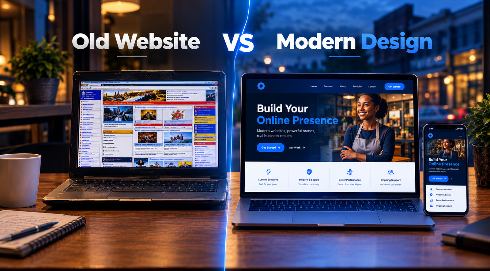 Website Redesign vs New Website in Maryland